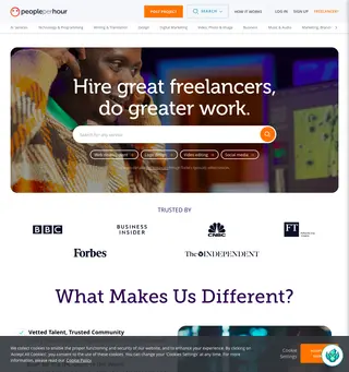 PeoplePerHour platform preview