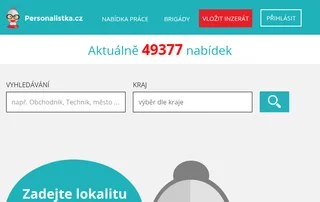 Personalistka.cz screenshot preview Personalistka.cz screenshot preview