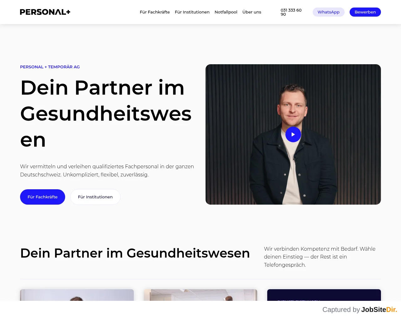 Personal+ screenshot Personal+ website screenshot