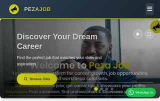 PezaJob Zambia screenshot preview