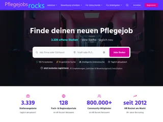 Pflegejobs.rocks screenshot preview Pflegejobs.rocks screenshot preview