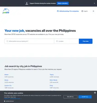 Jooble screenshot preview