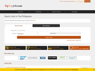 TipTopJob Philippines platform preview