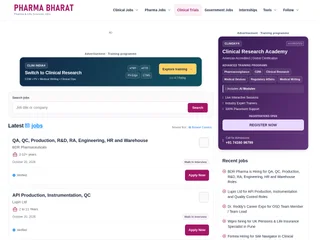 PharmaBharat platform preview PharmaBharat platform preview