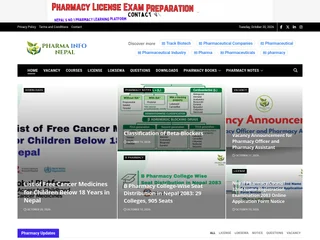 Pharma Info Nepal platform preview