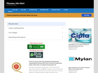 Pharma Job Alert screenshot preview Pharma Job Alert screenshot preview