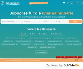 pharmajobs.com platform preview