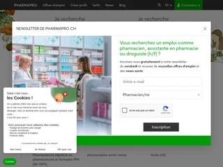 Pharmapro.ch platform preview
