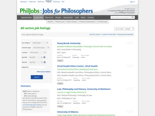 PhilJobs: Jobs for Philosophers platform preview PhilJobs: Jobs for Philosophers platform preview