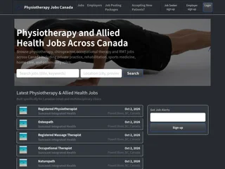 PhysiotherapyJobCanada screenshot preview PhysiotherapyJobCanada screenshot preview
