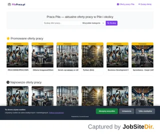 PilaPraca.pl platform preview