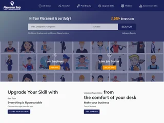 PlacementDuty platform preview PlacementDuty platform preview