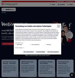 meinBERUF screenshot preview meinBERUF screenshot preview