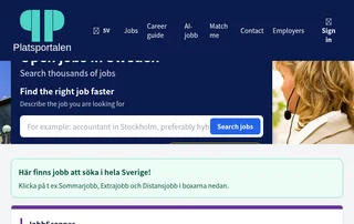 Platsportalen screenshot preview Platsportalen screenshot preview