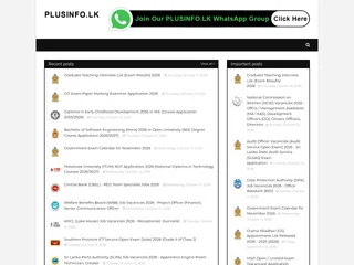 PLUSINFO.LK screenshot preview PLUSINFO.LK screenshot preview