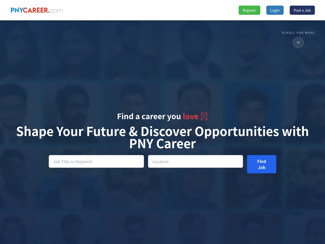 PNY Career screenshot PNY Career job board platform screenshot showing job search interface