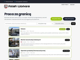 Polish Workers platform preview