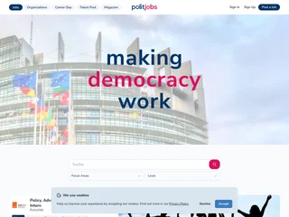 Politjobs screenshot preview Politjobs screenshot preview