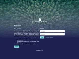 CareerFinders platform preview CareerFinders platform preview