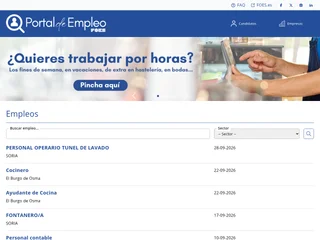 Portal Empleo FOES screenshot preview