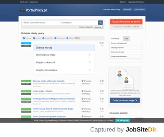 Portal Pracy platform preview