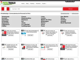 Portal Trabajo platform preview Portal Trabajo platform preview
