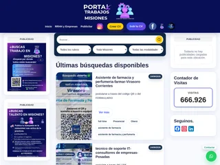 Portal Trabajos Misiones screenshot preview