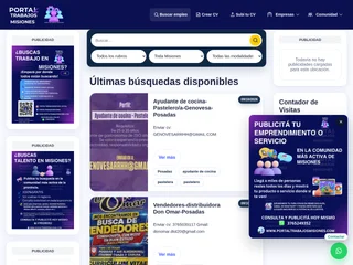 Portal Trabajos Misiones platform preview Portal Trabajos Misiones platform preview