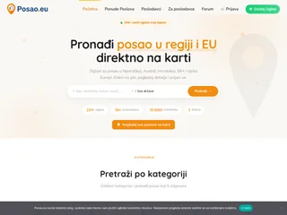 Posao.eu platform preview