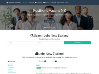 Positions Vacant NZ screenshot preview