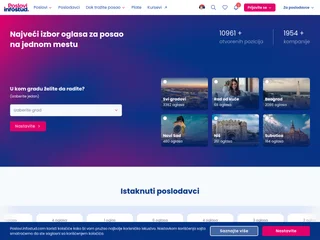 Poslovi Infostud platform preview