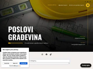 Poslovi Gradjevina screenshot preview