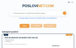 PosloviNet screenshot preview