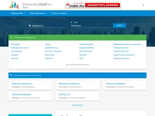 DomesticStaff.ru screenshot preview DomesticStaff.ru screenshot preview