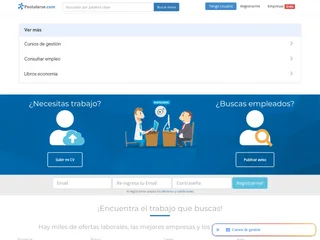 Postularse.com platform preview