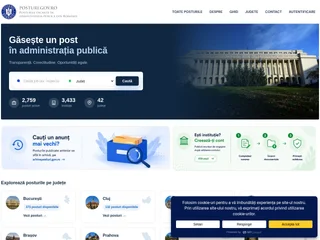 Posturi.gov.ro screenshot preview