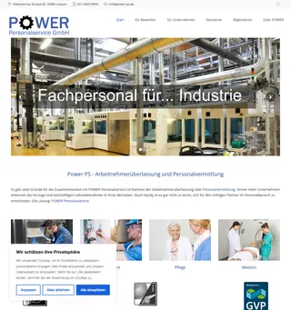 POWER Personalservice GmbH screenshot preview