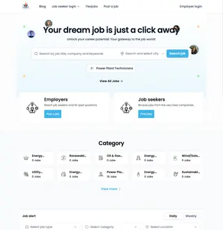 Power Plant Jobs platform preview
