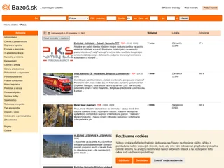 Práca Bazoš.sk platform preview