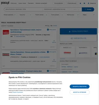 Praca.pl platform preview