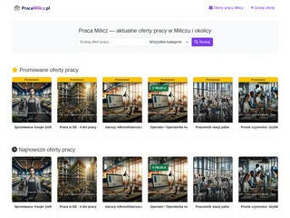 Praca Milicz platform preview