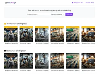 Praca Pisz platform preview