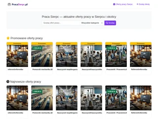 Praca Sierpc platform preview