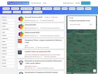 PracaTechniczna.pl platform preview