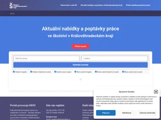 Práce ve školství v Královéhradeckém kraji screenshot preview