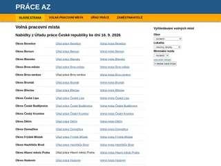 Práce AZ screenshot preview Práce AZ screenshot preview
