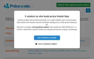 Práce u nás screenshot preview Práce u nás screenshot preview