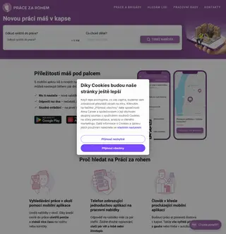 Práce za rohem platform preview