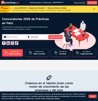 Prácticas.pe platform preview