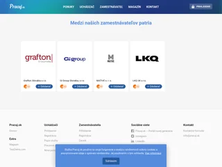 Pracuj.sk platform preview